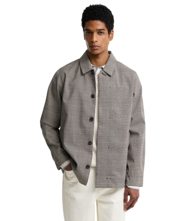 Men's Barbour Modern Short Lorden Showerproof Mac - Prince Of Wales