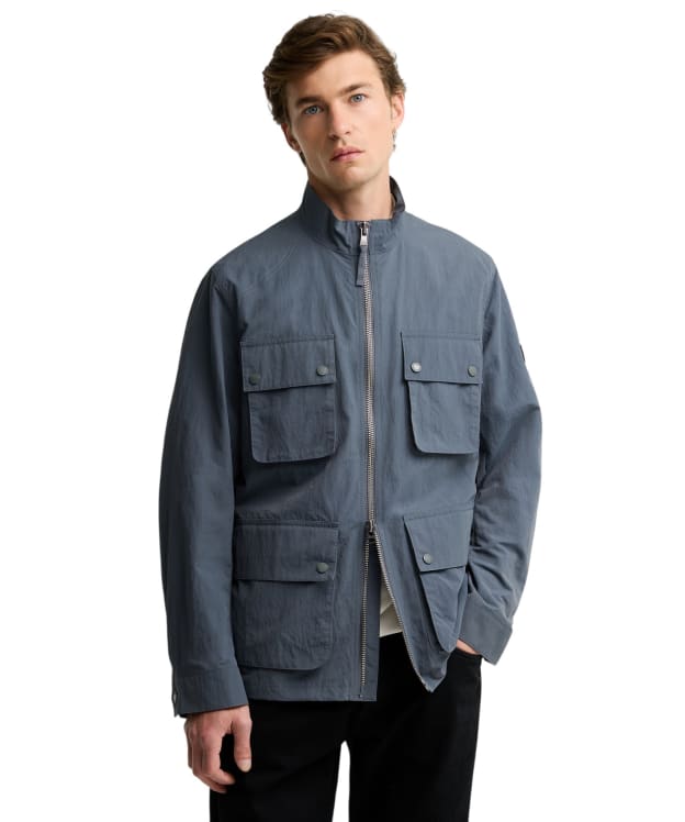 Men's Barbour International Course Showerproof Jacket - Washed Charcoal