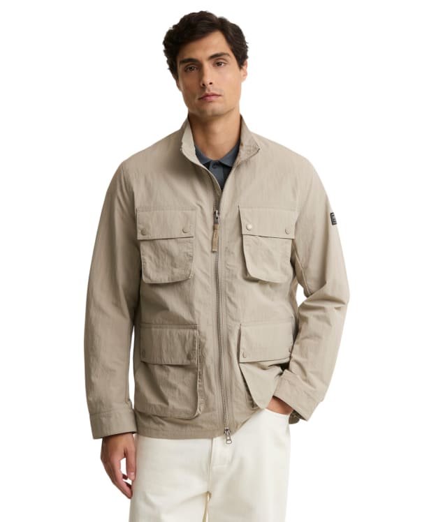Men's Barbour International Course Showerproof Jacket - Concrete