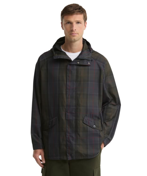 Men's Barbour Tartan Showerproof Jacket - Shadow Classic Tartan