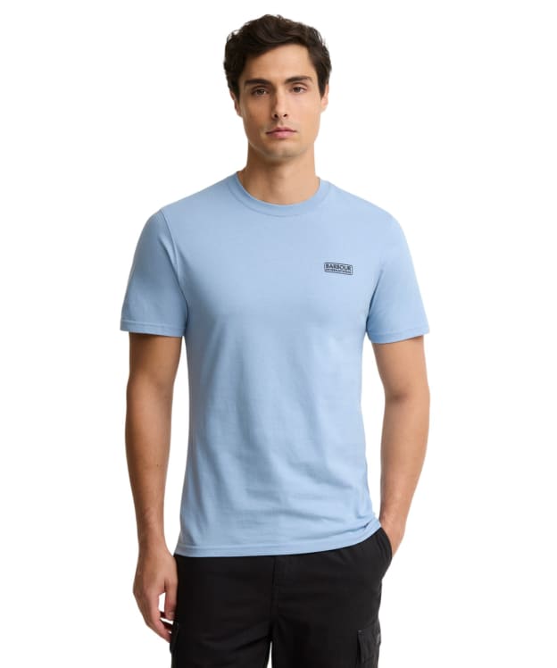 Men's Barbour International Small Logo Tee - Powder Blue