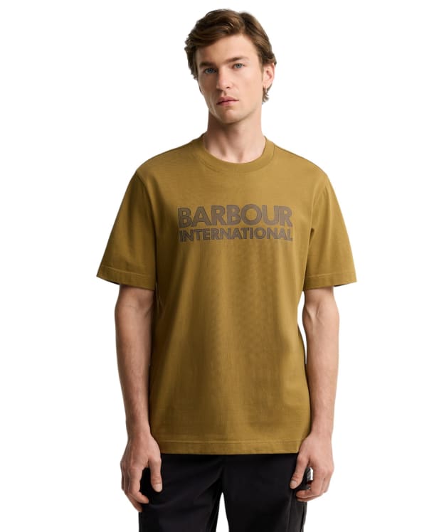 Men's Barbour International Small Logo Tee - Fir Green