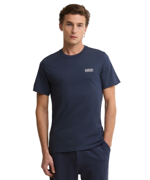 Men's Barbour International Small Logo Tee - Oxford Navy