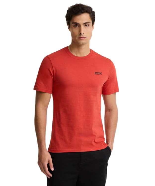 Men's Barbour International Small Logo Tee - Fire Whirl