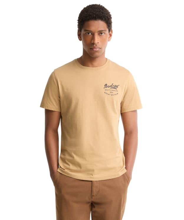 Men's Barbour Script Graphic T-Shirt - Stone