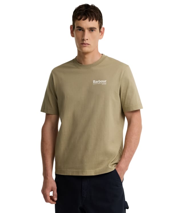 Men's Barbour Birchcliffe Relaxed Graphic T-Shirt - Mushroom