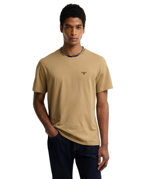 Men's Barbour Stanford Tailored T-Shirt - Stone