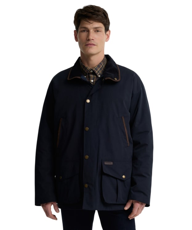 Men's Barbour Bromfield Waterproof Jacket - Dark Navy