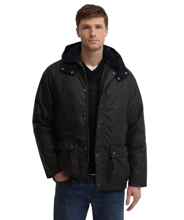 Men's Barbour Modern Beaufort Waxed Jacket - Navy / Shadow