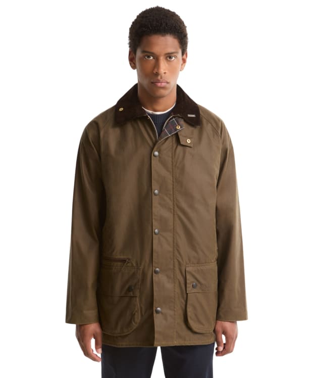 Men's Barbour Icons Beaufort Waxed Jacket - Beech