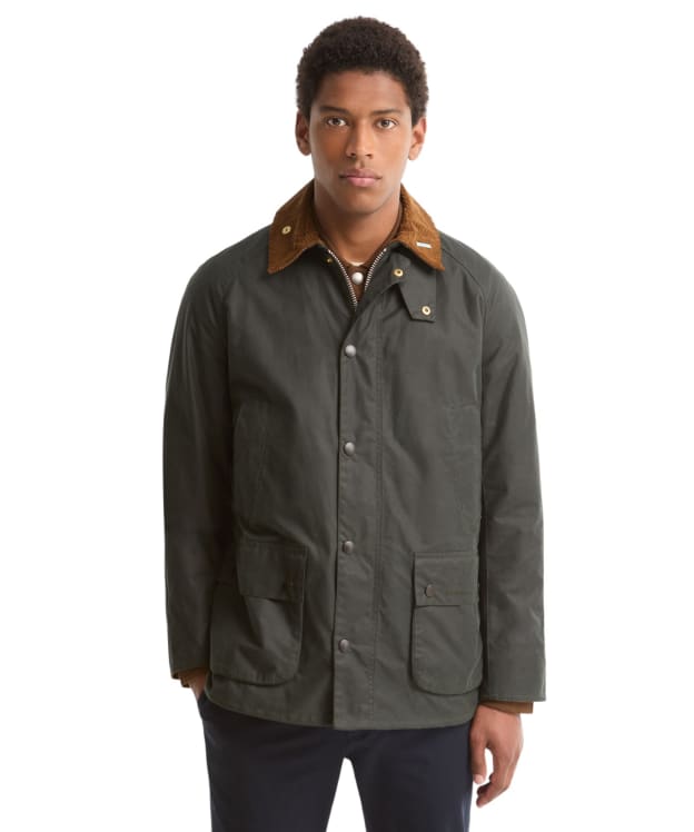 Men's Barbour Icons Ashby Waxed Jacket - Sage