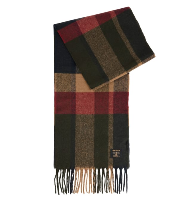 Barbour Westerdale Scarf - Sage / Sandstone