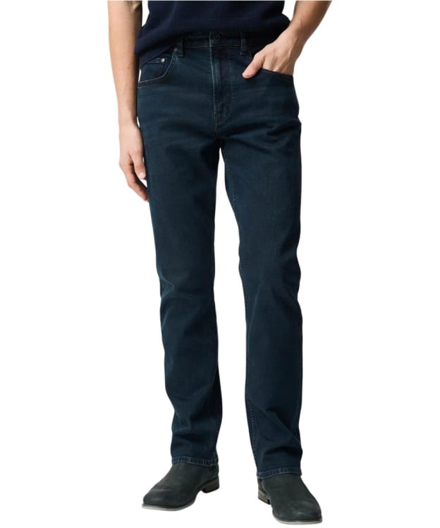 Men's Rodd & Gunn Linden Relaxed Fit Italian Denim Jeans - Blue / Black