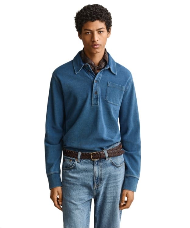 Men's GANT Indigo Rugger - Indigo