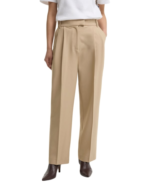 Women's Barbour Fawne Trousers - Warm Trench