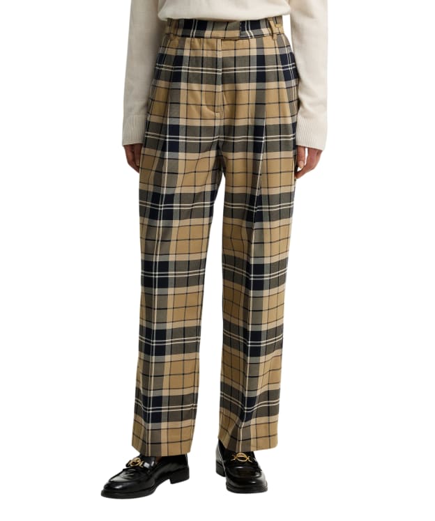 Women's Barbour Delilah Trousers - Birchwood Tartan