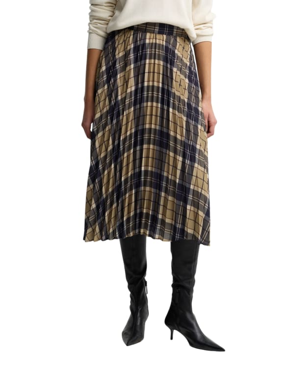 Women's Barbour Ria Midi Skirt - Birchwood Tartan