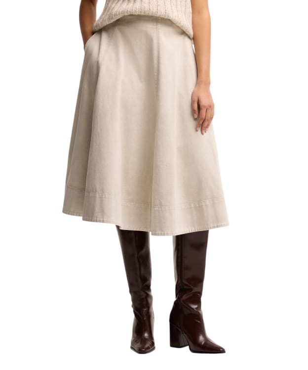 Women's Barbour Harleigh Midi Skirt - Washed Birch