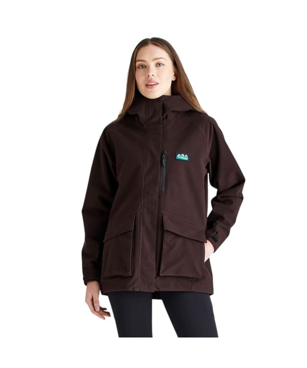 Women’s Ridgeline Rhea Waterproof Jacket - Deep Bark