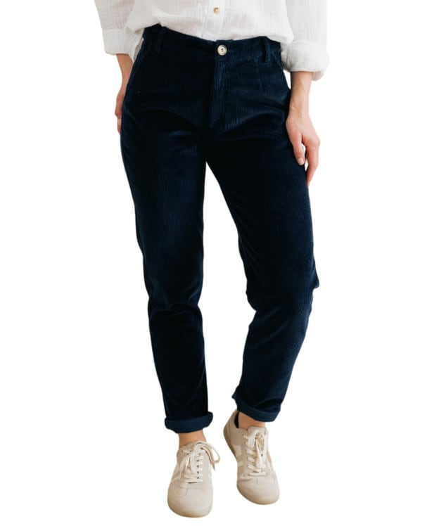 Women's Lily & Me Brookend Cord Trousers - Navy
