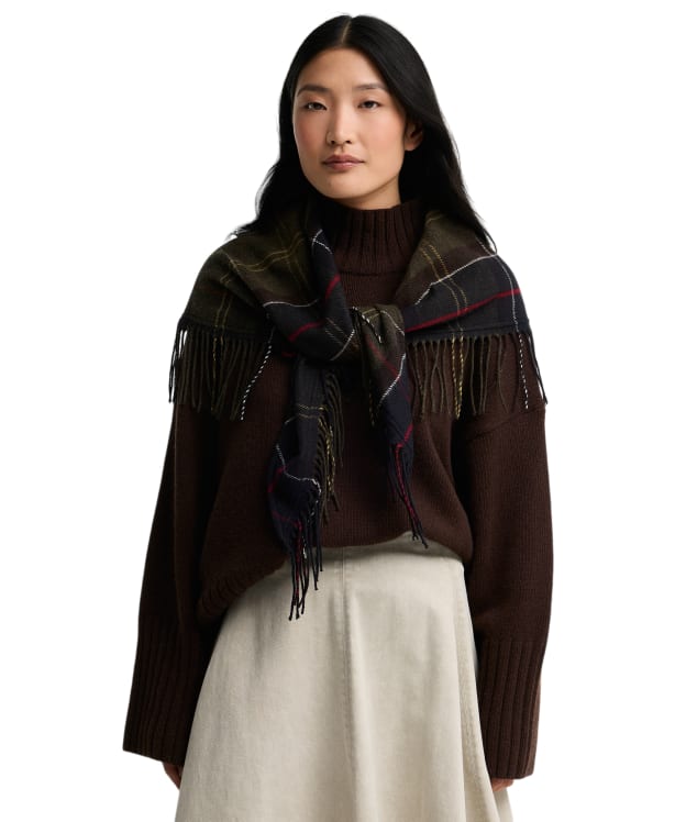 Women's Barbour Kirklees Tartan Scarf - Classic Tartan