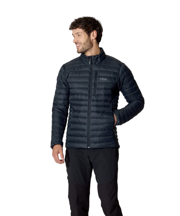 Men's Rab Microlight Down Jacket - Galaxy Blue