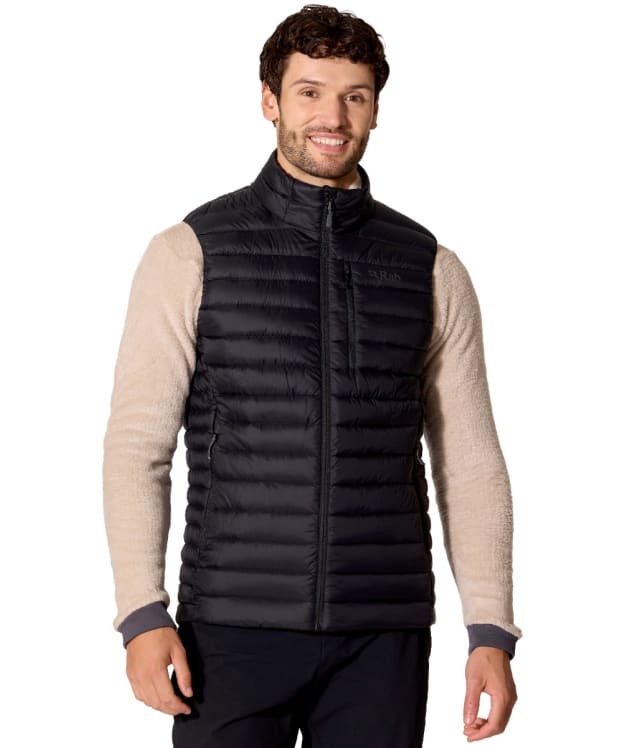 Men's Rab Microlight Down Vest - Black