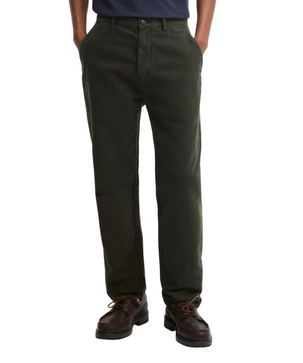 Men's Barbour Moleskin Tailored Fit Trouser - Sage