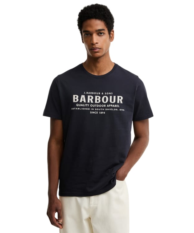 Men's Barbour Moorside Logo T-Shirt - Dark Navy
