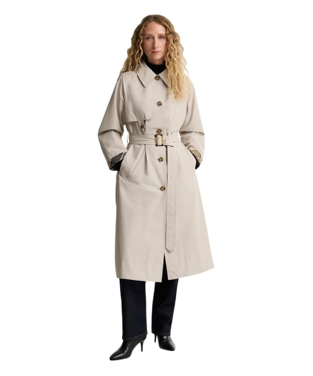 Women's Barbour Antonella Showerproof Jacket - Mist / Birchwood Dress