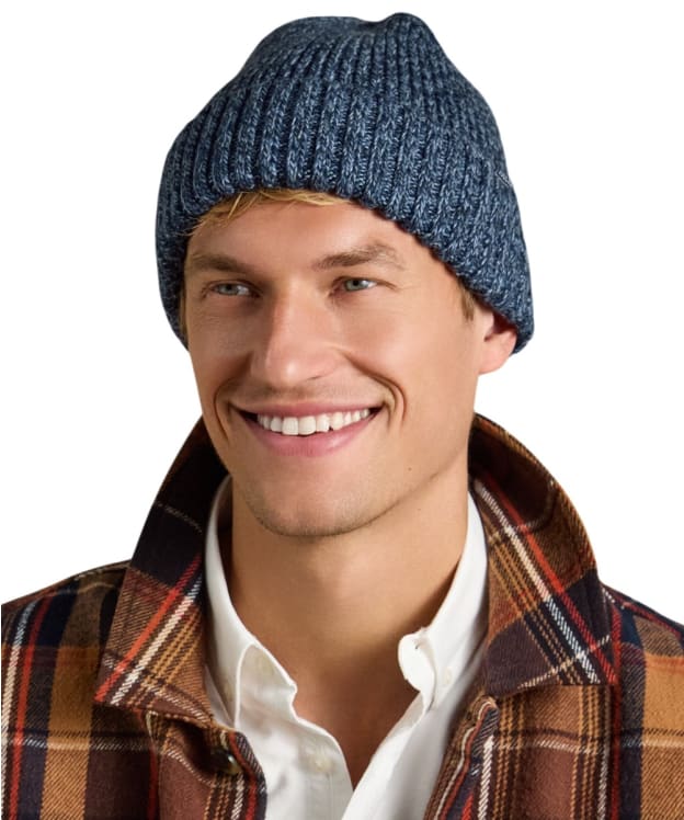 Men's Joules Hammond Beanie Hat - Blue