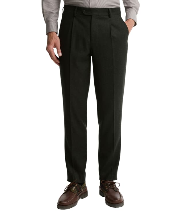 Men's Barbour Fairford Herringbone Trouser - Navy