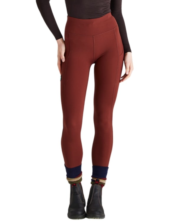 Women's Ridgeline Infinity Leggings - Oxblood