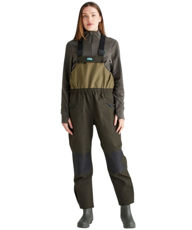 Women's Ridgeline Agri Pro 3L Bib and Brace - Deep Forest