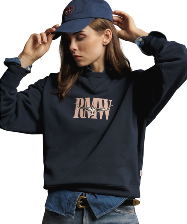 Women's R.M. Williams RMW Heritage Easy Sweatshirt - Navy