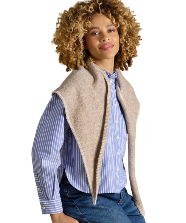 Women's Joules Kendra Triangle Scarf - Oat