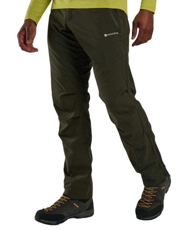 Men's Montane Water Repellent Terra Pants - Short Leg - Oak Green