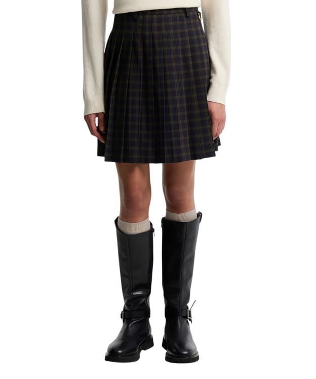 Women's Barbour Carville Mini Skirt - Shadow Classic Tartan