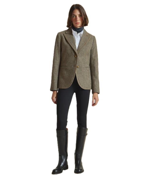 Women's Fairfax & Favor Sybil Trimmed Blazer - Forest