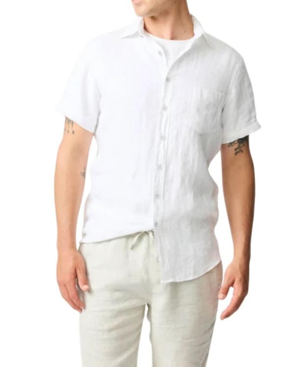 Men's Rodd & Gunn Palm Beach Sports Fit Linen Shirt - Snow