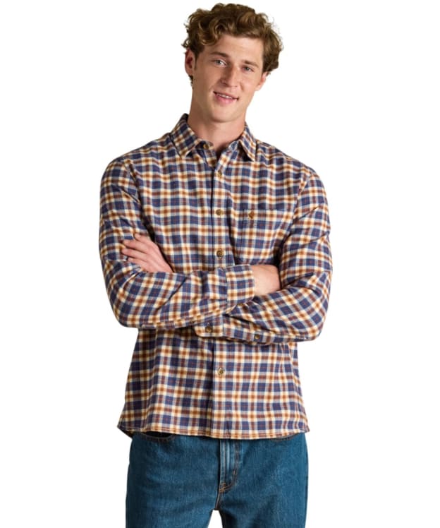 Men's Joules Classic Fit Flannel Shirt - Navy