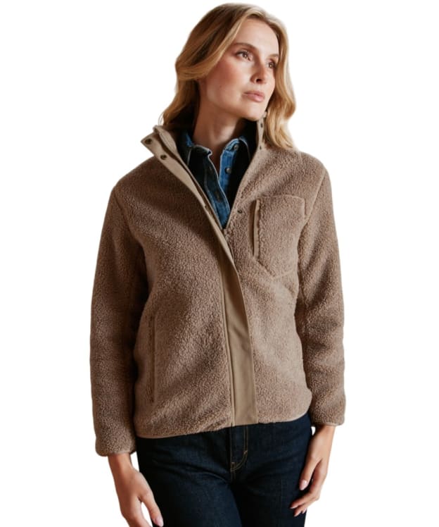 Women's Fairfax & Favor Agnes Fleece Jacket - Fawn
