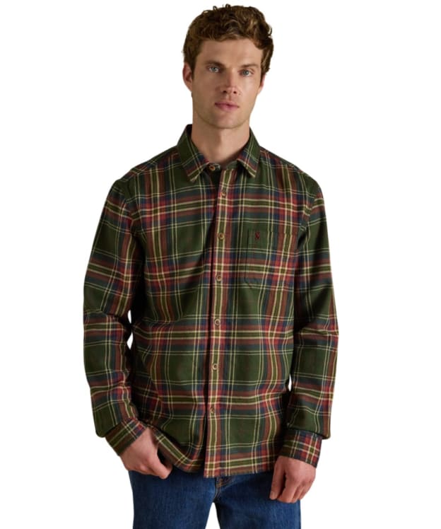 Men's Joules Classic Fit Flannel Shirt - Green