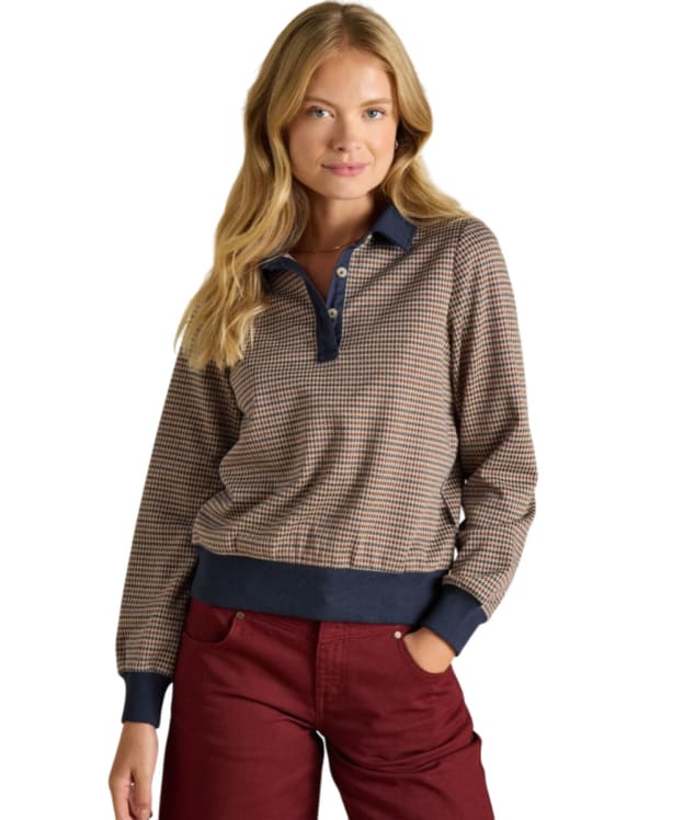 Women's Joules Laurel Top - Navy / Red Check