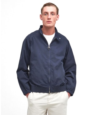 Men's Barbour Royston Cotton Casual Jacket - Navy