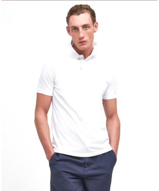 Men's Barbour Kirkhill Polo Shirt - White