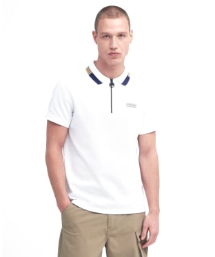 Men's Barbour International Smith Polo Shirt - White