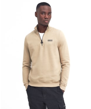 Men’s Barbour International Essential Half Zip Sweater - Coriander