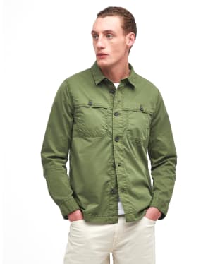 Men's Barbour Sidlaw Overshirt - Palm Leaf