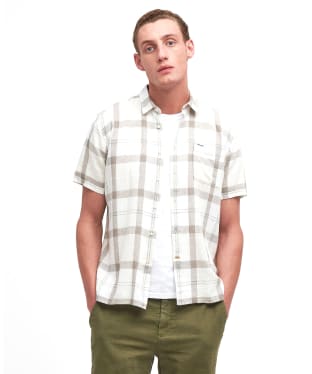 Men's Barbour Croft Short Sleeve Summer Shirt - Saltmarsh Tartan